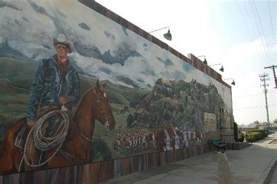 Cattle Drive - Exeter California - Murals on Waymarking.com