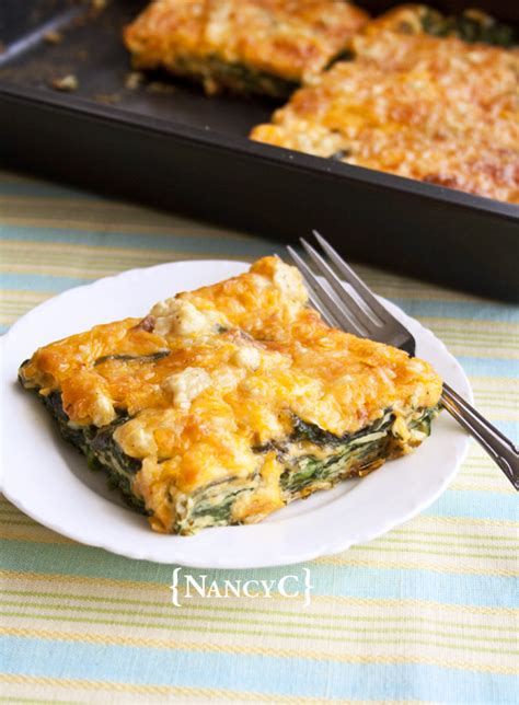 Cheesy Spinach Bake – NancyC