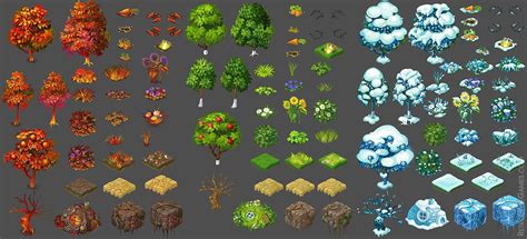 sprites funny bunny ios isometric tiles | Isometric art, Pixel art ...