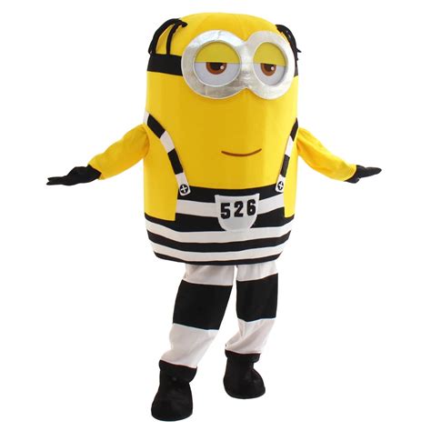 Cartoon Yellow Minions Mascot Costume Halloween Christmas Fancy Dress ...