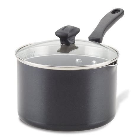 Nonstick Saucepan with Straining Lid — Farberware Cookware