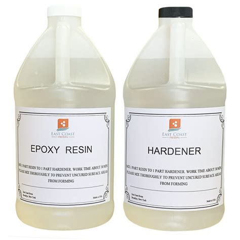 EPOXY RESIN 1 Gal kit (General Purpose) for Super Gloss Coating and ...