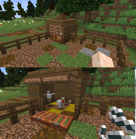 Minecraft Chicken Coop Pe