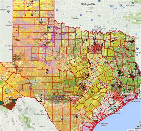 Geographic Information Systems (Gis) - Tpwd - Texas Land Survey Maps ...