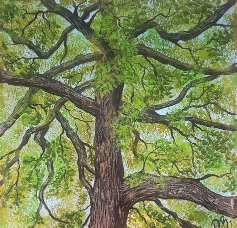 Acrylic Painting Tree Original Painting Canvas Art - Etsy