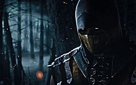 Wallpaper : black, warrior, Mortal Kombat, Mortal Kombat X, Scorpion ...