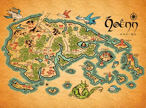 Hoenn Map :: Behance