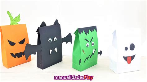 Decoración para Halloween con cartulina ¡Fácil! - Manualidades Play