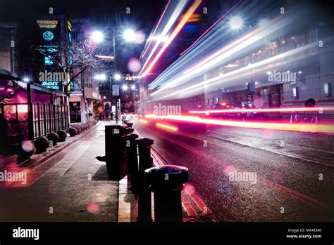 Night city life, street photography Stock Photo - Alamy