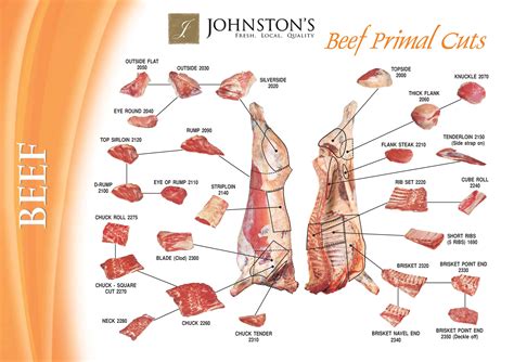 Johnston's » Pork | Beef cuts, Meat cuts chart, Beef