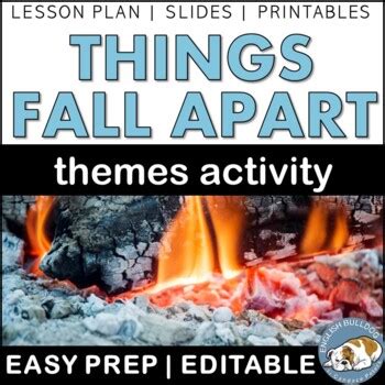 Things Fall Apart Themes Textual Analysis Activity by English Bulldog