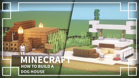 Minecraft dog house designs