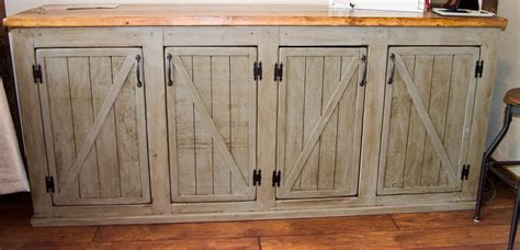 Barn Door Kitchen Cabinets | Diy cabinet doors, Rustic cabinet doors ...