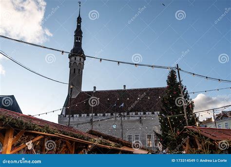 Tallinn Christmas Market. People, Goods, Food, Drinks Stock Image ...