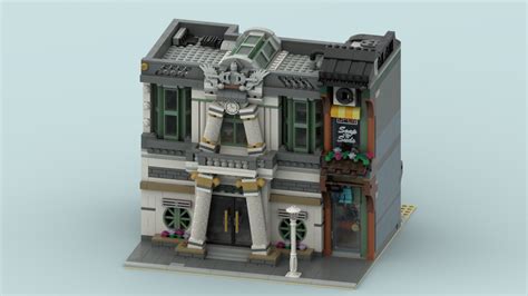 LEGO MOC Classical Brick Bank by Fhendur | Rebrickable - Build with LEGO