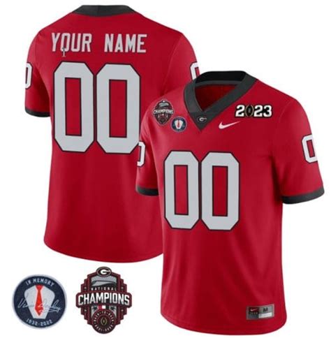 Show Your Bulldogs Pride with Custom Georgia Bulldogs Football Jerseys!