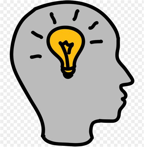 Download brainstorm skill icon - brain light bulb clip art png - Free ...