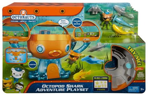 Buy Fisher-Price Octonauts Octopod Shark Adventure Playset Online at ...