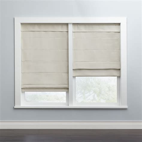 Cordless Large Fold Woven Blackout Roman Shade| Blinds & Shades ...