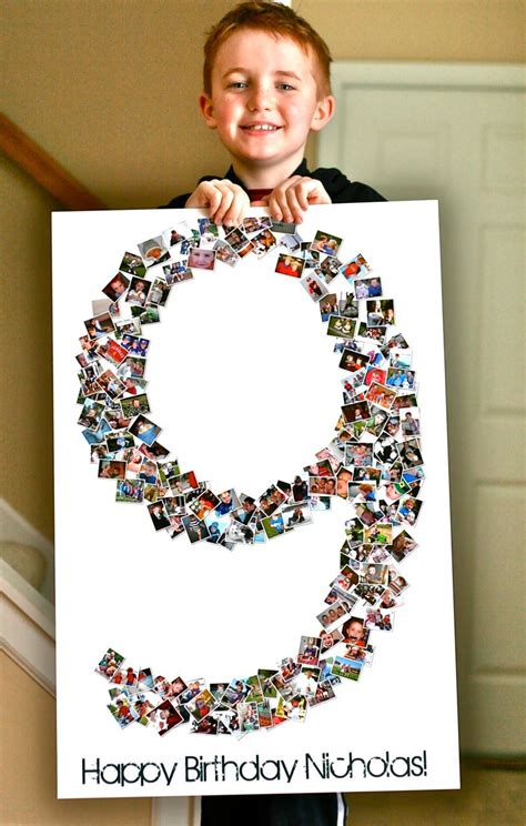 Birthday Collage Poster | Shape Collage Blog | Birthday collage ...