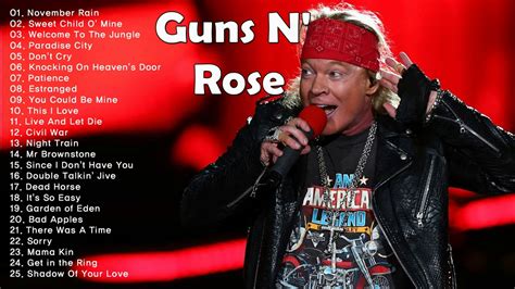 Guns N' Roses Greatest Hits Full Album - Best Songs of Guns N Roses ...