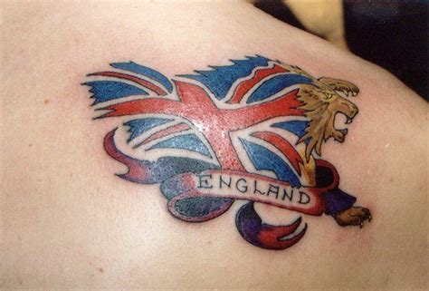 , England Flag and lion fac | Design your tattoo, Flag tattoo, Tattoo uk