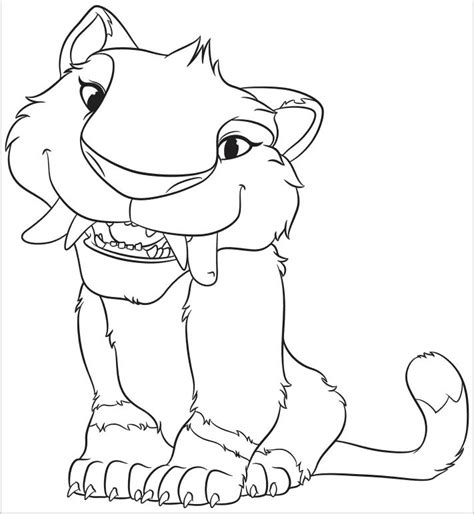 Chunky from The Croods Coloring Page - Free Printable Coloring Pages