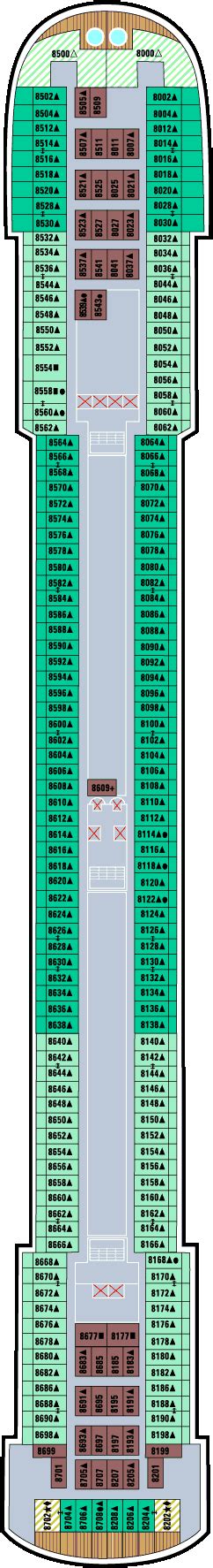 Pride of America Deck plan & cabin plan before 30/04/2011