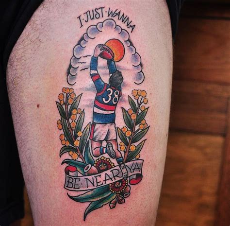 AFL Tattoo By Mark Lording – Vic Market Tattoo