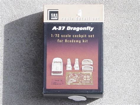 Cessna A-37 Dragonfly cockpit for Academy SBS Resin Detail Set 1/72 ...