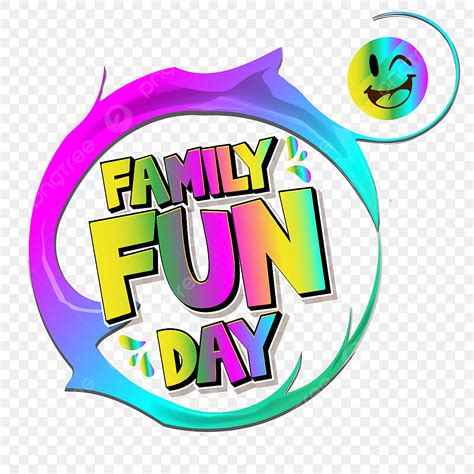 Family Fun Day Clipart Vector, Family Fun Day Png Transparent Vector ...