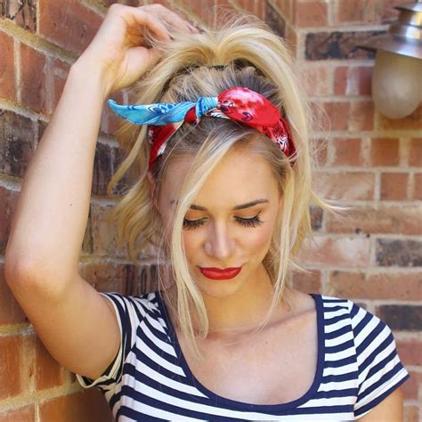 20 Gorgeous Bandana Hairstyles for Cool Girls