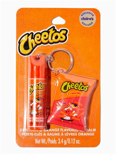 Cheetos® Claire's Exclusive Flavored Lip Balm Keychain | Flavored lip ...