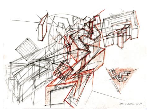 Daniel Libeskind Drawings