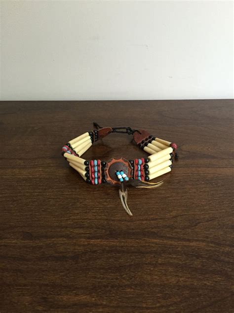 Vintage Native American Beaded Choker | Native american beading, Beaded ...