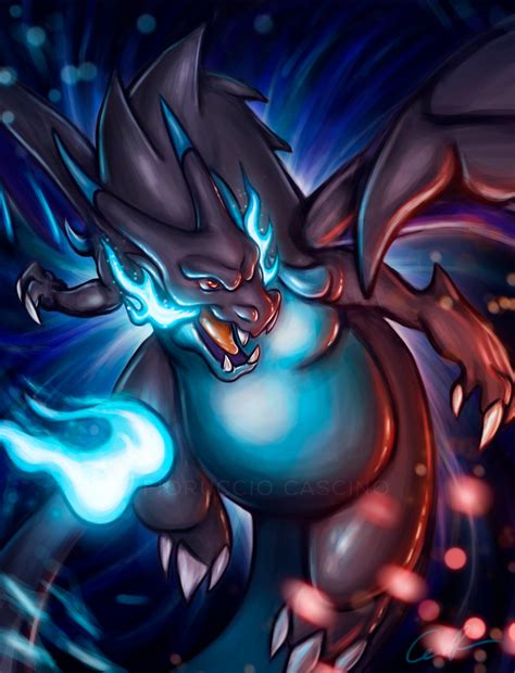 Mega Charizard X Fanart by Gallardose on DeviantArt