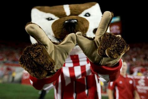 Best mascot around | Bucky badger, Wisconsin badgers football ...