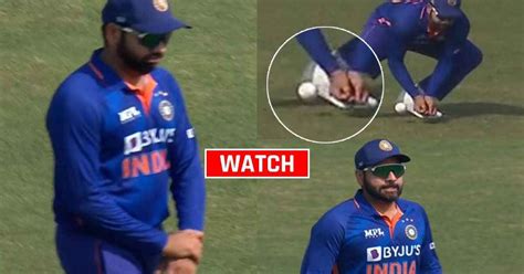 WATCH: Rohit Sharma injures his finger while attempting a catch in 2nd ...