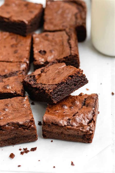 The Ultimate Fudgy Chewy Brownies (The BEST!) - Grandbaby Cakes