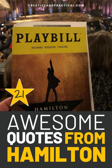 21 Ingenious Hamilton MUSICAL Quotes | Hamilton quotes, Hamilton ...