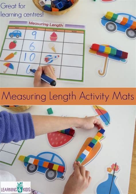 Measuring Length Activity Mat | Preschool math, Measuring length ...