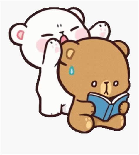 Milkandmocha Cute Bears Kawaii Grumpy Read Freetoedit - Kawaii Cute ...