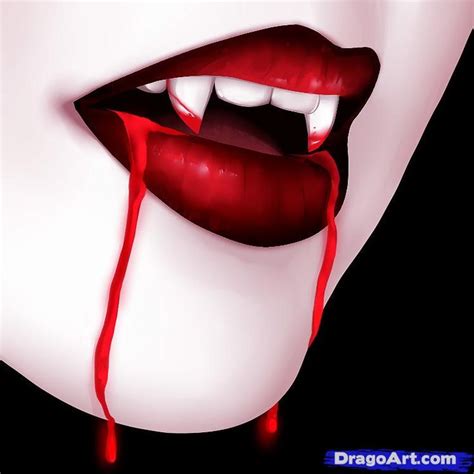 How to Draw a Vampire Mouth, Vampire Mouth, Step by Step, Vampires ...