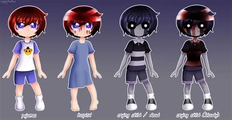 Alt. Riley outfits by tippymatsu on DeviantArt | Fnaf, Anime fnaf, Afton