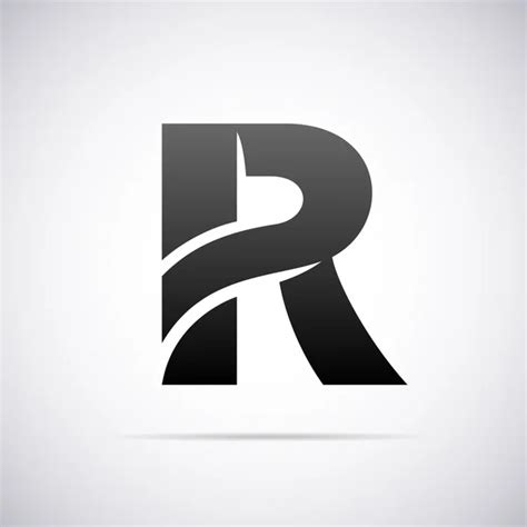 Vector logo for letter R. Design template — Stock Vector © alisher ...