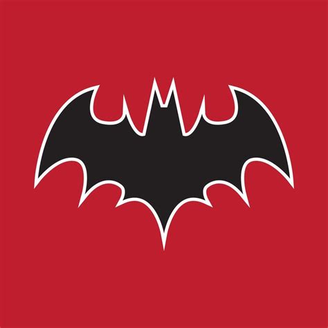 Bat wing silhouette icon and symbol vector template illustration ...