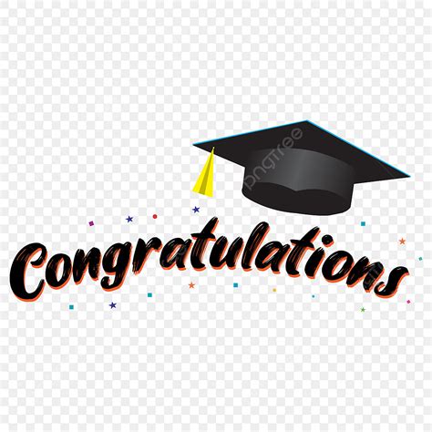 Congratulations Graduate Clipart PNG Images, Congratulations Greeting ...