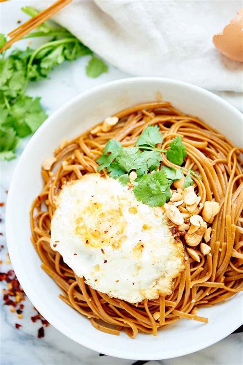 Easy Asian Noodles Recipe - Vegetarian & Whole Wheat Pasta