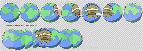 ROUGH MAP OF ADVENTURE TIME EARTH --- Derived from globe from Scamps ...