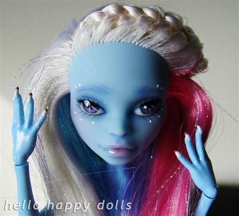 monster high abbey repaint 1 by hellohappycrafts on DeviantArt